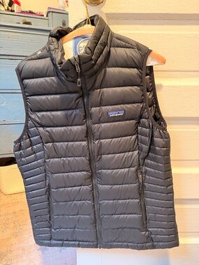Patagonia Black Quilted Down Vest